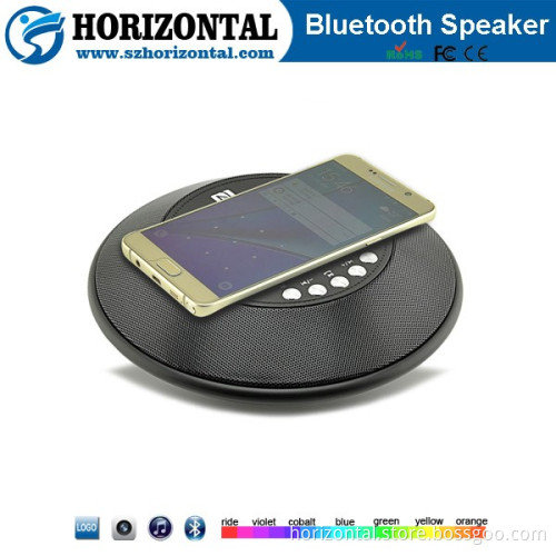 Wireless Charger JY-32C Bluetooth Speaker 2000mAh for Mobile Phone Tablet PC